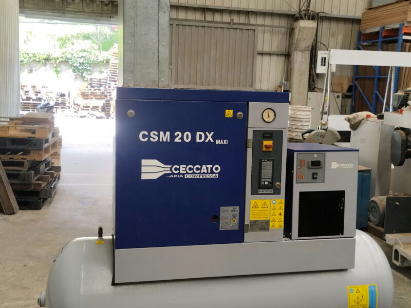 Compresor de Tornillo 20 HP Ceccato CSM 20 DX 500 L | Eficiencia y Potencia para la Industria