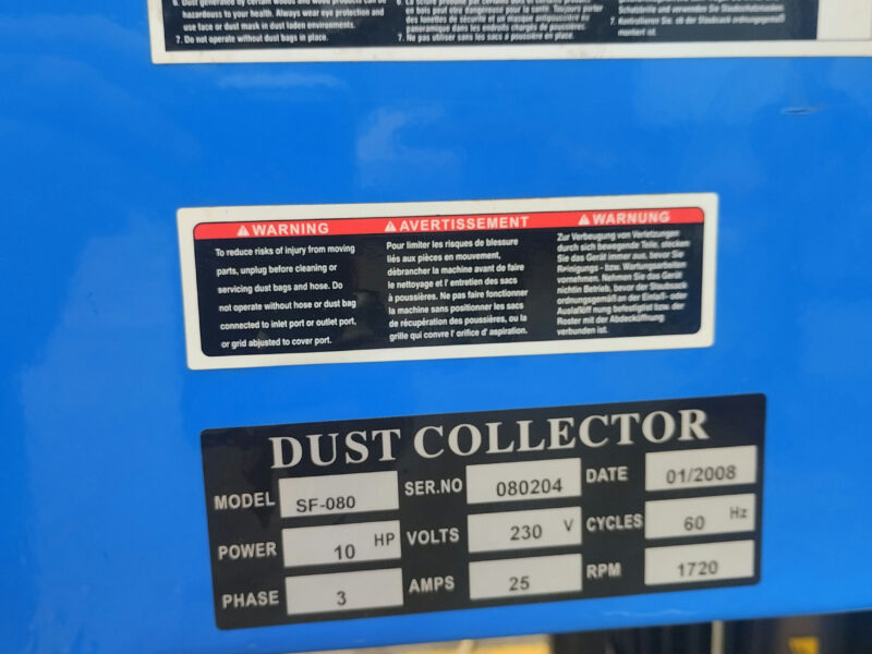 ¡NUEVO! Colector O Extractor de Polvo para Madera Sanford SF-080 de 10 HP