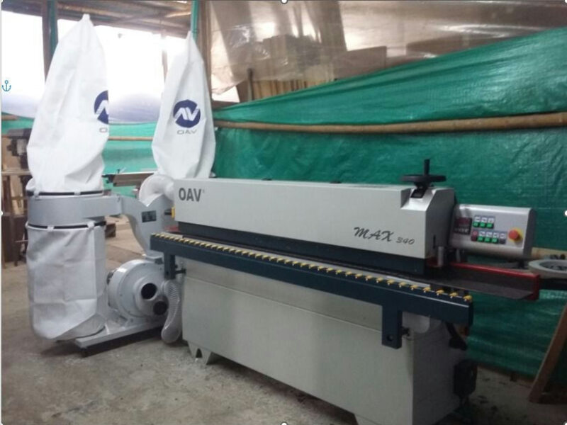 Enchapadora de cantos Max 340 con colector de polvo