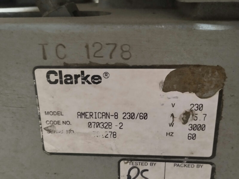 Maquina para lijar pisos Clarke American 8