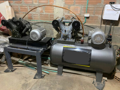 COMPRESOR PISTON DE AIRE DOBLE CABEZAL