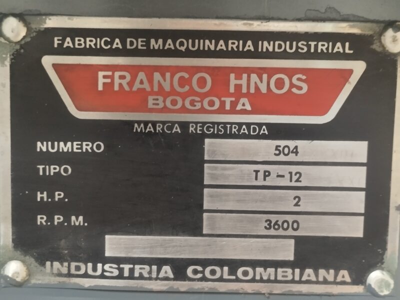 TROMPO (TUPÍ) MARCA FRANCO HERMANOS CON AVANZADOR POWERMATIC