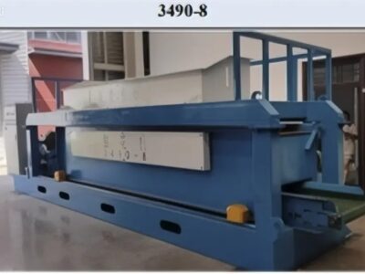 VIRUTEADORA SÚPER INDUSTRIAL MODELO 3490-8, DE OCHO MANDRILES Y CAPACIDAD DE PRODUCCIÓN DE 4 TONELADAS/HORA