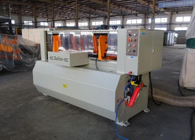 MÁQUINA SACABOCAOS DE DOBLE CABEZAL PARA LARGUEROS DE ESTIBA AMERICANA SF7013